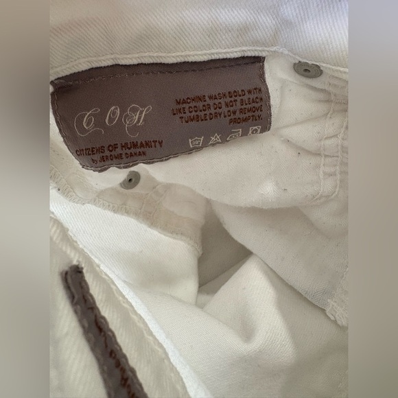 Citizens of Humanity Phantom skinny cropped white denim size 27 jeans - Picture 6 of 16